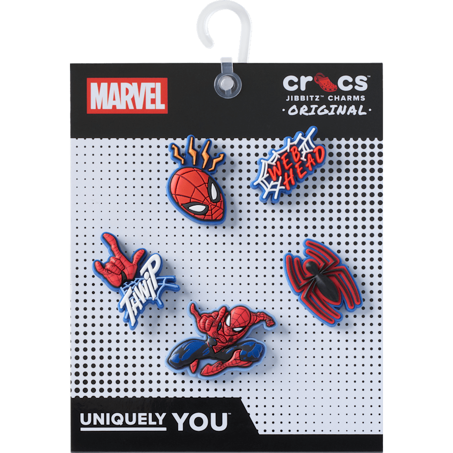 Crocs Spiderman 5 Pack Jibbitz™ charms Discount