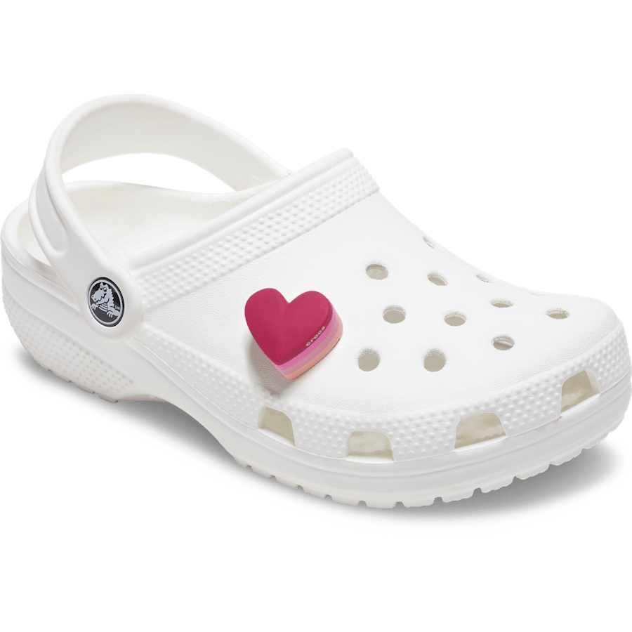 Crocs Stacked Pink Heart Jibbitz™ charms Outlet