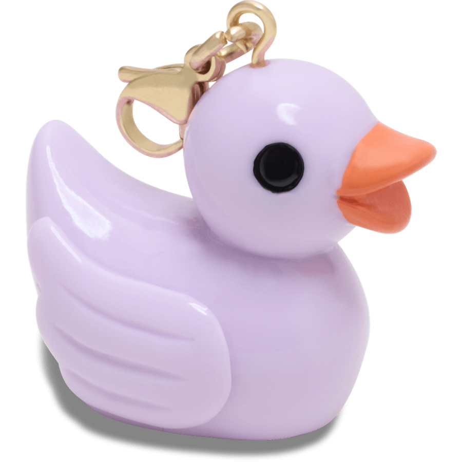 Crocs Purple Rubber Duck Charm Jibbitz Shoe Charm Outlet