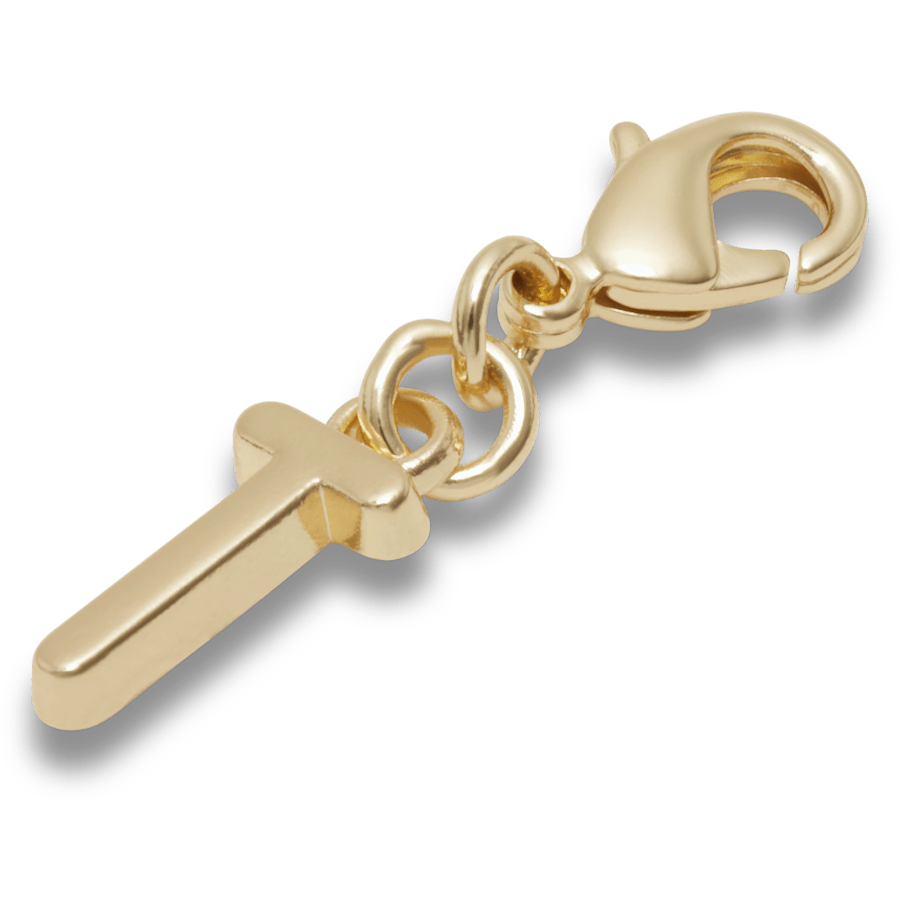 Crocs - Gold Letter T Charm Jibbitz™ charms For Sale