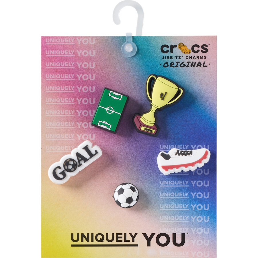 Crocs Soccer Star 5 Pack Jibbitz™ charms On Sale