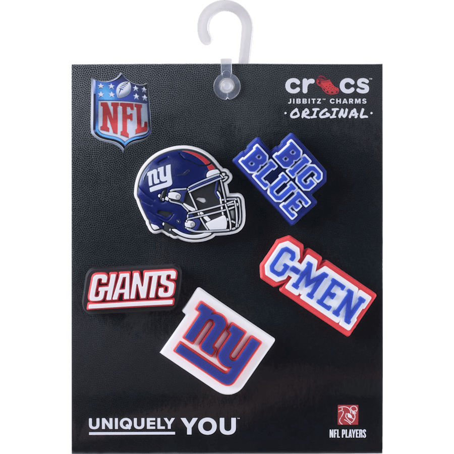 Crocs | NFL New York Giants 5 Pack Jibbitz Shoe Charm Sale