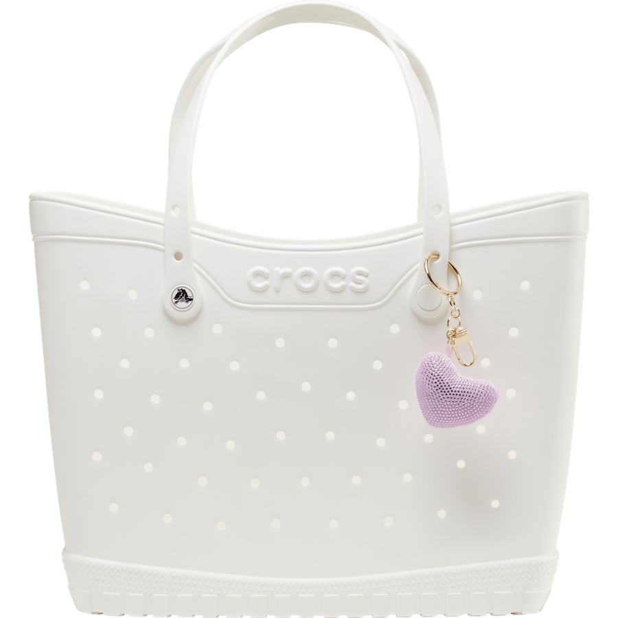 Crocs Plush Gem Heart Bag Charm Sale
