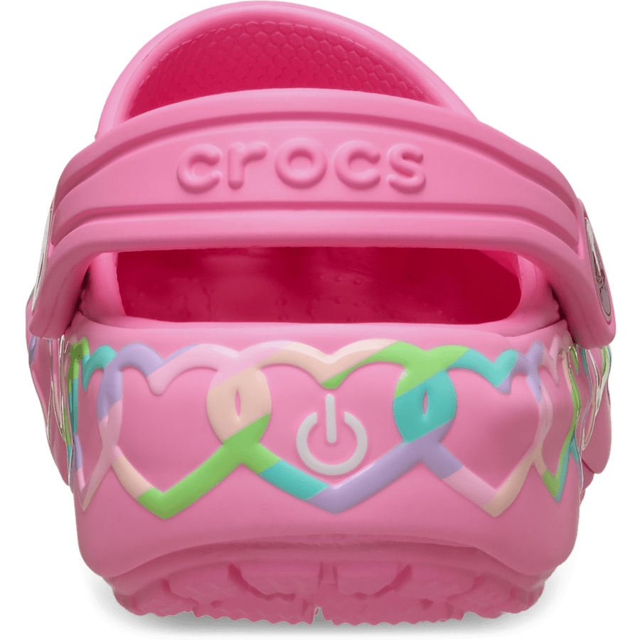 Crocs / Toddler Classic Heart Lights Clog Discount