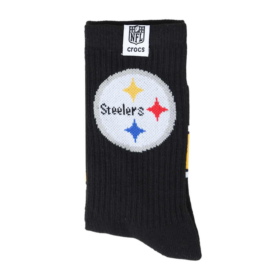 Crocs NFL Pittsburgh Steelers Crocs Socks Discount