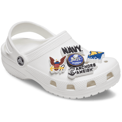 Crocs Armed Forces US Navy 5Pck Jibbitz Shoe Charm Discount