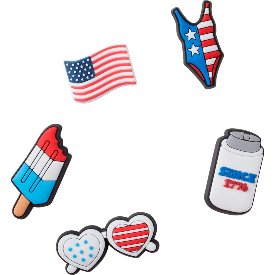 Crocs USA 5 Pack Jibbitz Shoe Charm Outlet