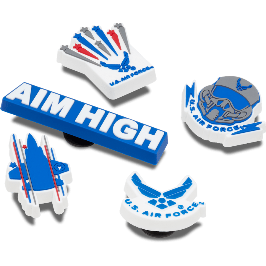 Crocs / Armed Forces US Air Force 5Pck Jibbitz Shoe Charm Discount