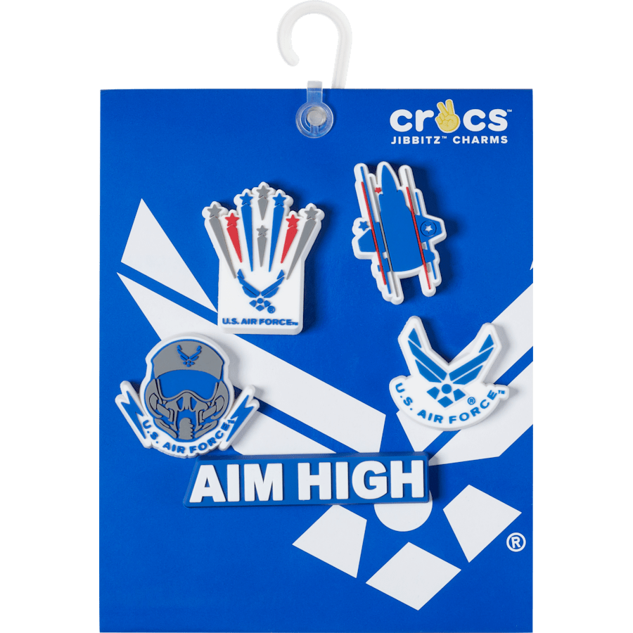 Crocs / Armed Forces US Air Force 5Pck Jibbitz Shoe Charm Discount