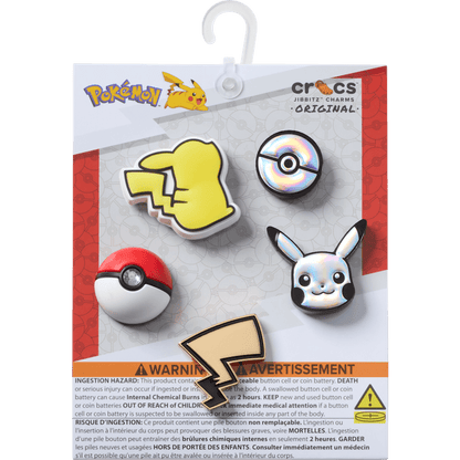 Crocs Elevated Pokemon 5 Pack Jibbitz Shoe Charm Discount