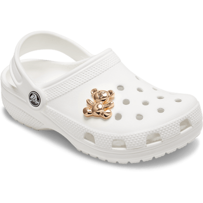 Crocs - Gold Teddy Bear Jibbitz Shoe Charm For Sale