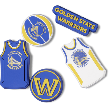 Crocs | NBA Golden State Warriors 5 Pack Jibbitz™ charms Sale