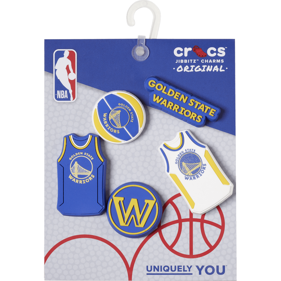 Crocs | NBA Golden State Warriors 5 Pack Jibbitz™ charms Sale