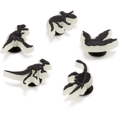 Crocs Glow In The Dark Dino 5 Pack Jibbitz Shoe Charm Sale