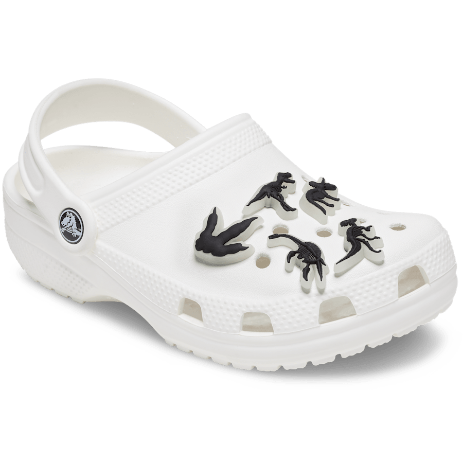 Crocs Glow In The Dark Dino 5 Pack Jibbitz Shoe Charm Sale