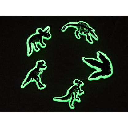 Crocs Glow In The Dark Dino 5 Pack Jibbitz Shoe Charm Sale