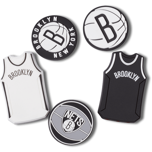 Crocs NBA Brooklyn Nets 5 Pack Jibbitz™ charms Discount