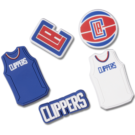 Crocs NBA Los Angeles Clippers 5 Pack Jibbitz™ charms Sale