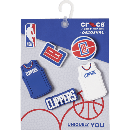 Crocs NBA Los Angeles Clippers 5 Pack Jibbitz™ charms Sale