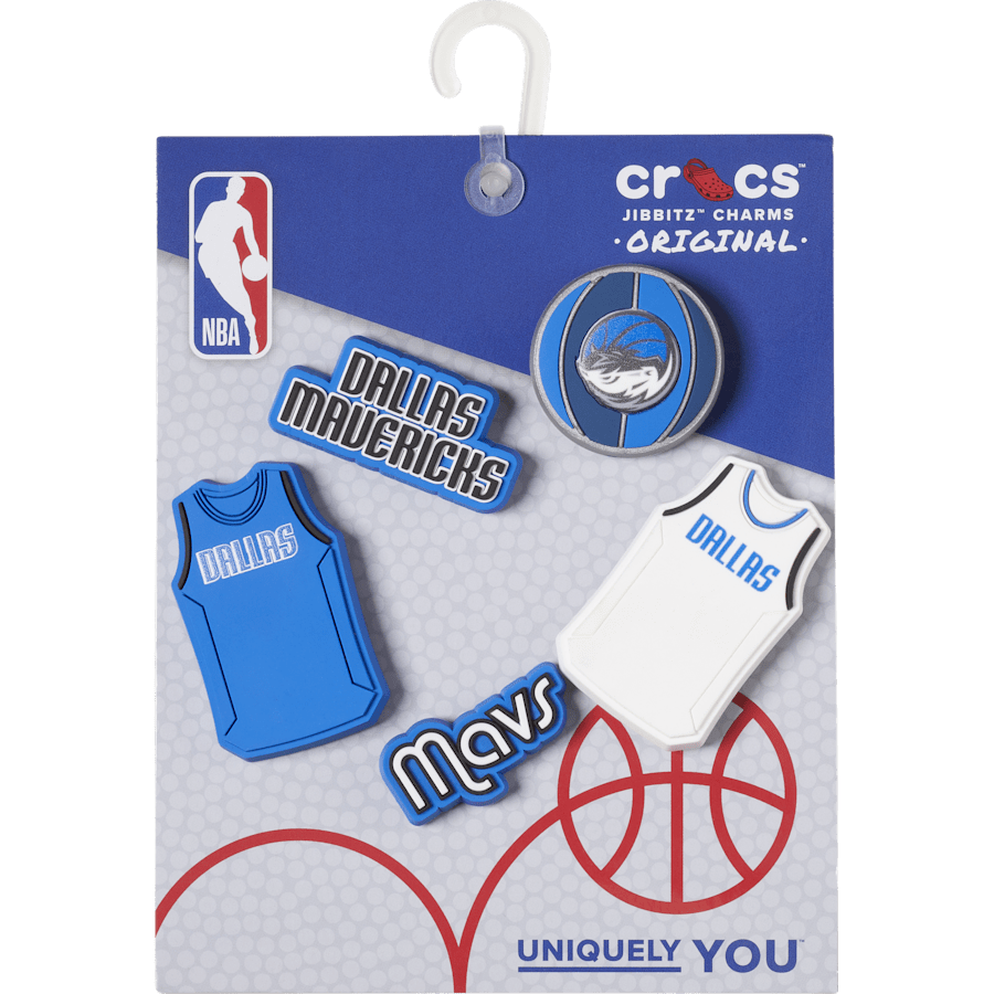 Crocs NBA Dallas Mavericks 5 Pack Jibbitz™ charms On Sale