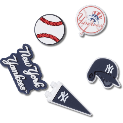 Crocs MLB New York Yankees 5 Pack Jibbitz™ charms Discount