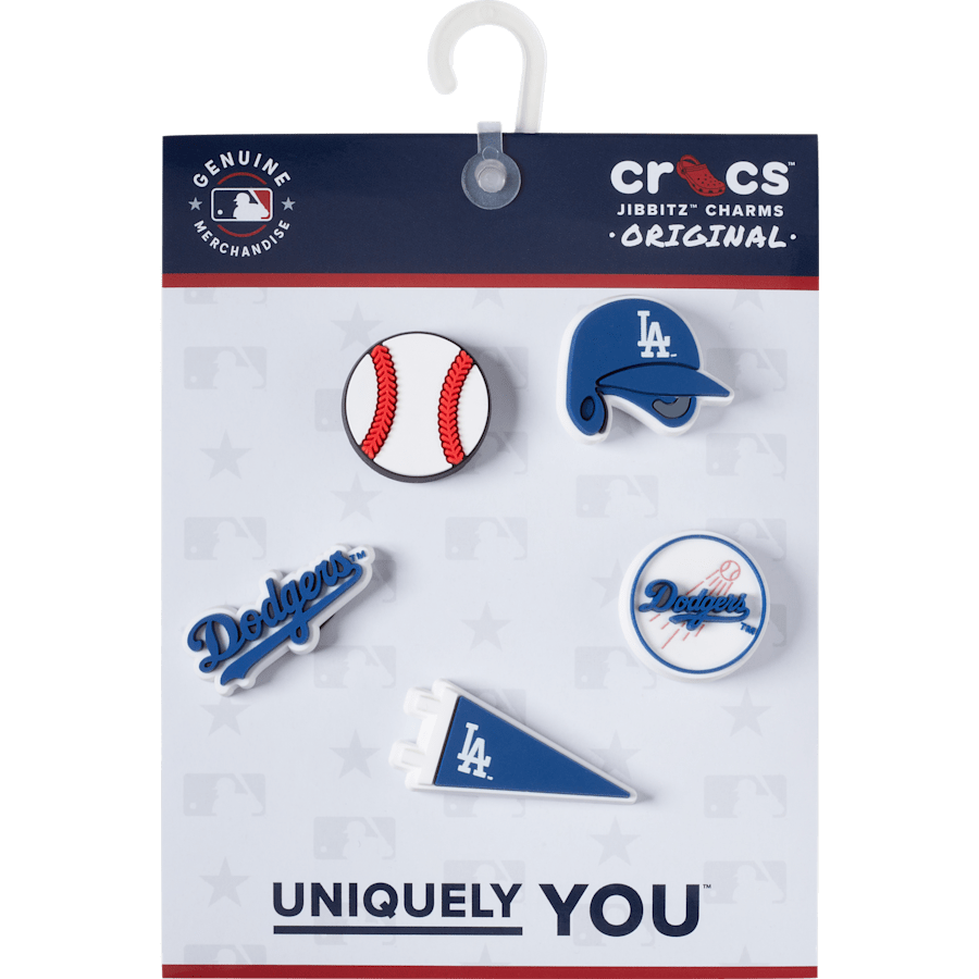 Crocs MLB Los Angeles Dodgers 5pck Jibbitz™ charms Sale