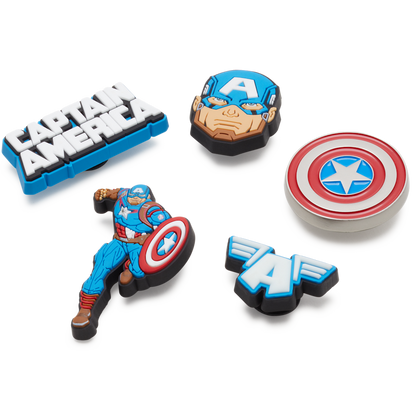 Crocs Captain America 5 Pack Jibbitz™ charms Outlet