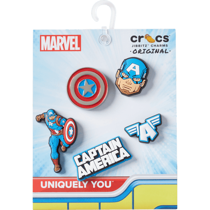 Crocs Captain America 5 Pack Jibbitz™ charms Outlet
