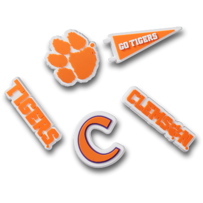 Crocs - Clemson Univ 5 Pack Jibbitz™ charms For Sale