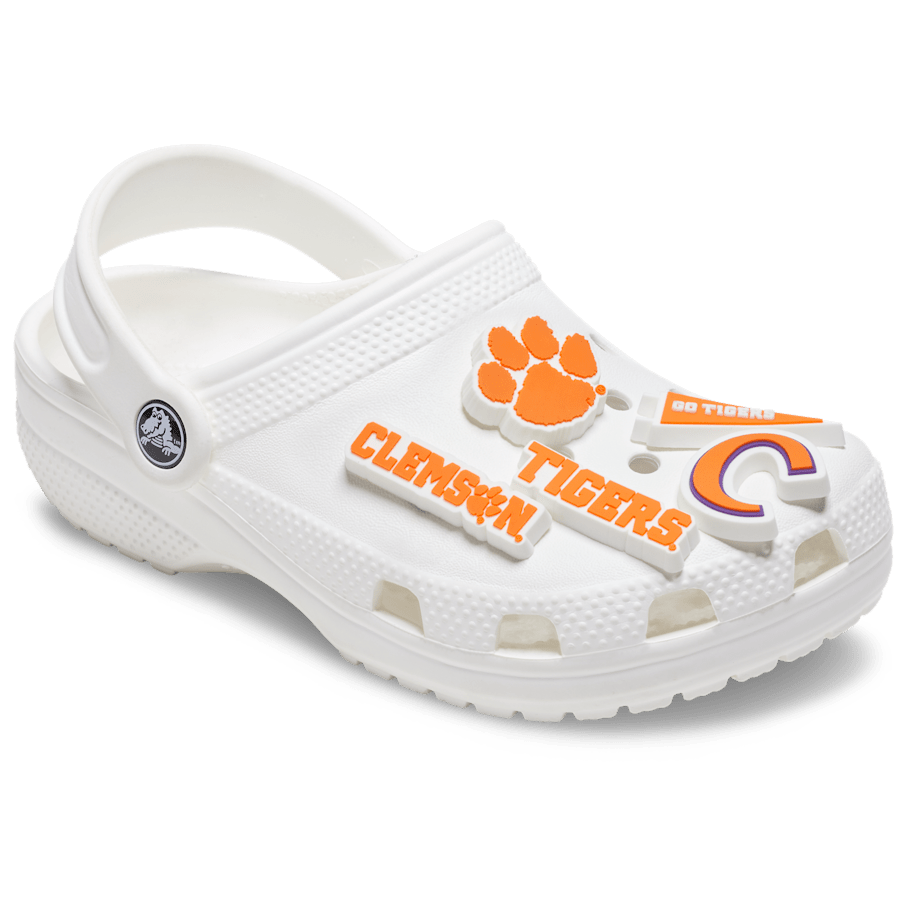 Crocs - Clemson Univ 5 Pack Jibbitz™ charms For Sale