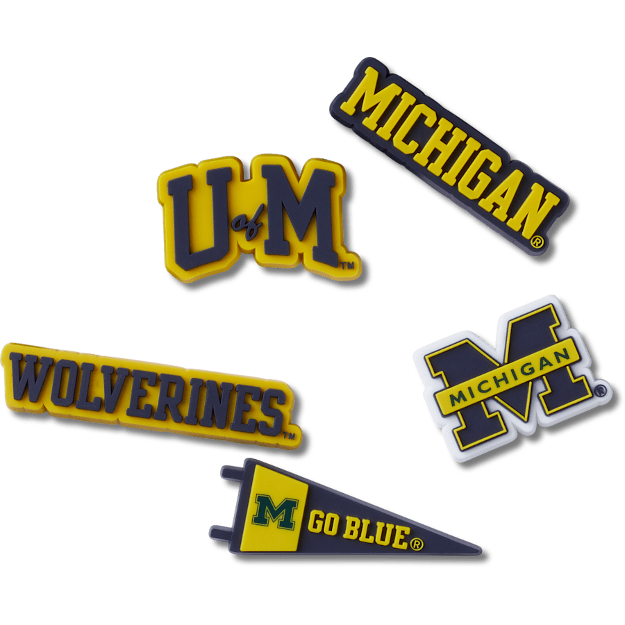 Crocs University of Michigan 5 Pack Jibbitz™ charms On Sale