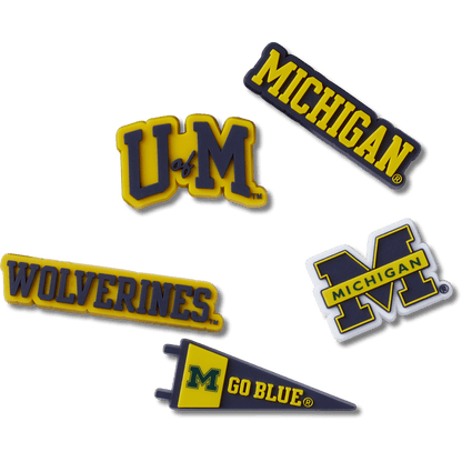 Crocs University of Michigan 5 Pack Jibbitz™ charms On Sale