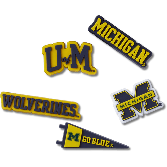 Crocs University of Michigan 5 Pack Jibbitz™ charms On Sale