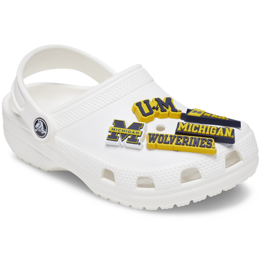 Crocs University of Michigan 5 Pack Jibbitz™ charms On Sale