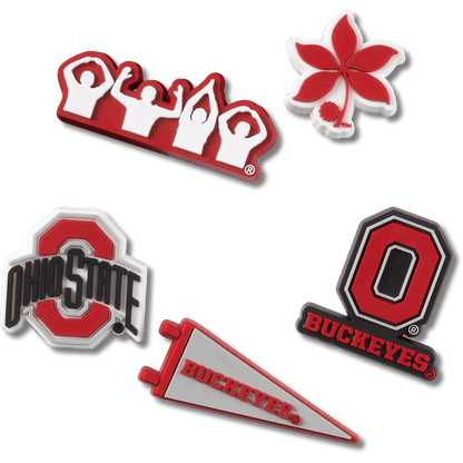 Crocs / Ohio State University 5 Pack Jibbitz™ charms Discount