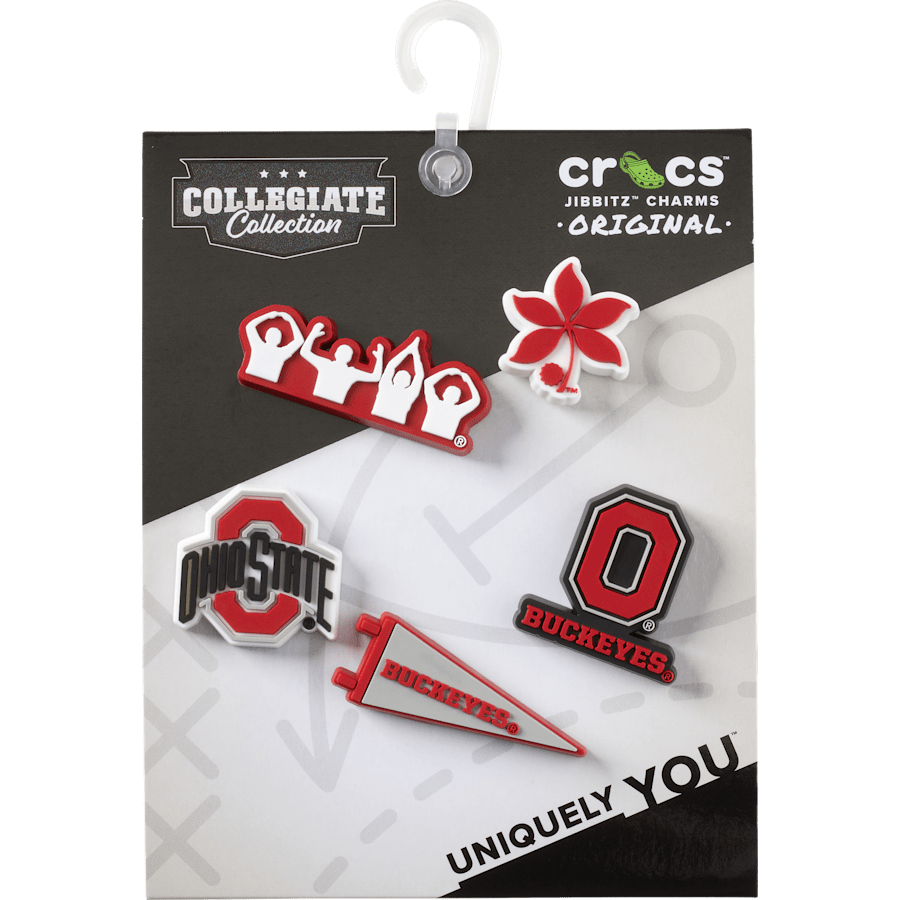 Crocs / Ohio State University 5 Pack Jibbitz™ charms Discount