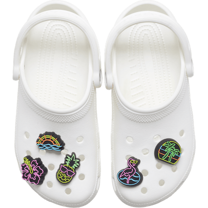 Crocs Lights Up Neon 5 Pack Jibbitz™ charms On Sale