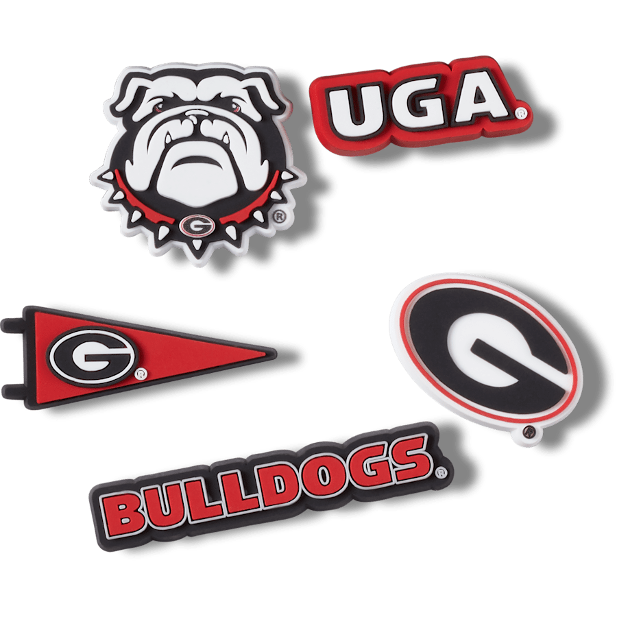 Crocs University of Georgia 5 Pack Jibbitz™ charms Outlet