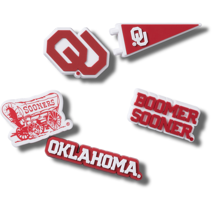Crocs / Univ of Oklahoma 5 Pack Jibbitz™ charms Discount