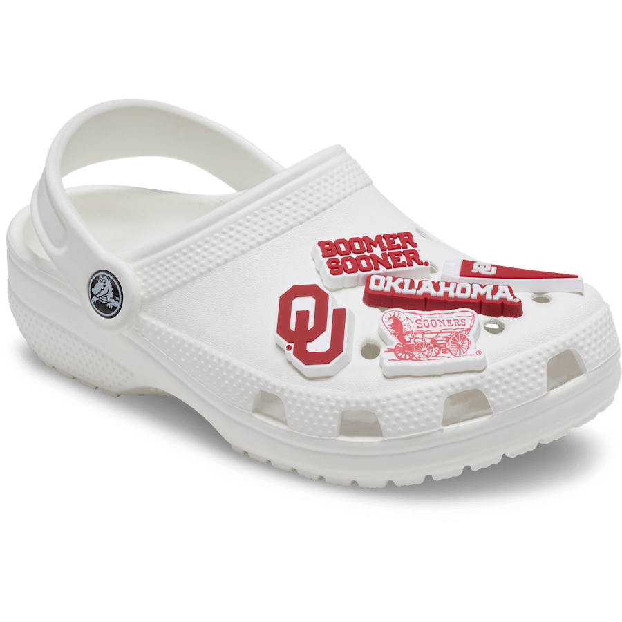 Crocs / Univ of Oklahoma 5 Pack Jibbitz™ charms Discount