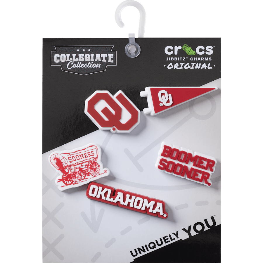 Crocs / Univ of Oklahoma 5 Pack Jibbitz™ charms Discount
