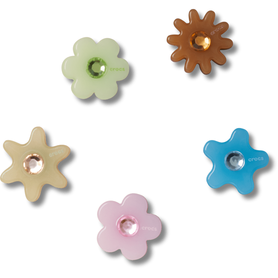 Crocs Enlighten Flower 5 Pack Jibbitz™ charms Discount