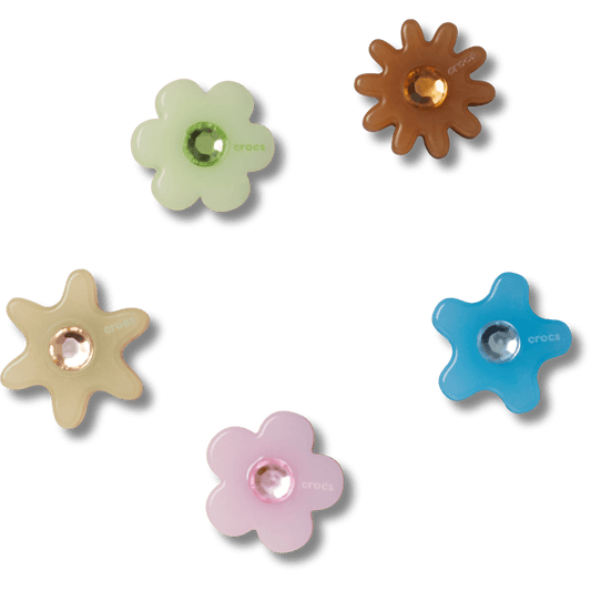Crocs Enlighten Flower 5 Pack Jibbitz™ charms Discount