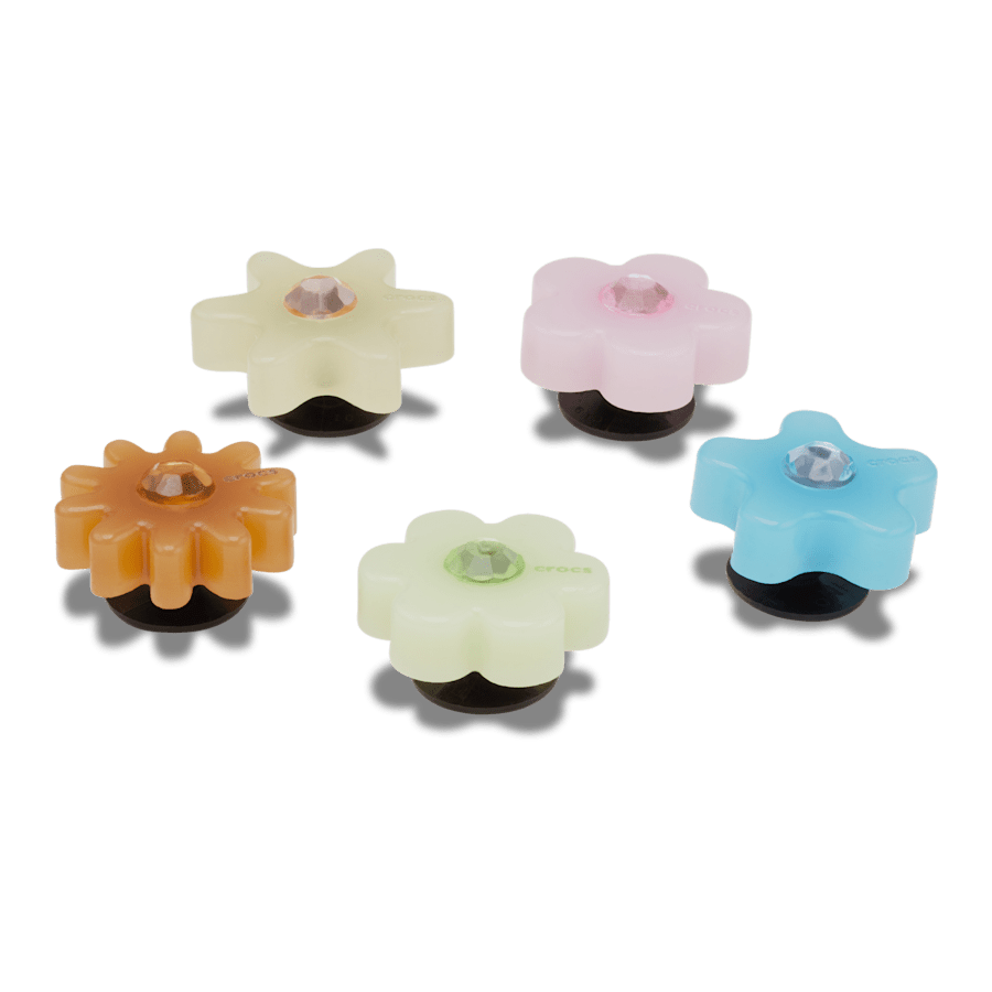 Crocs Enlighten Flower 5 Pack Jibbitz™ charms Discount