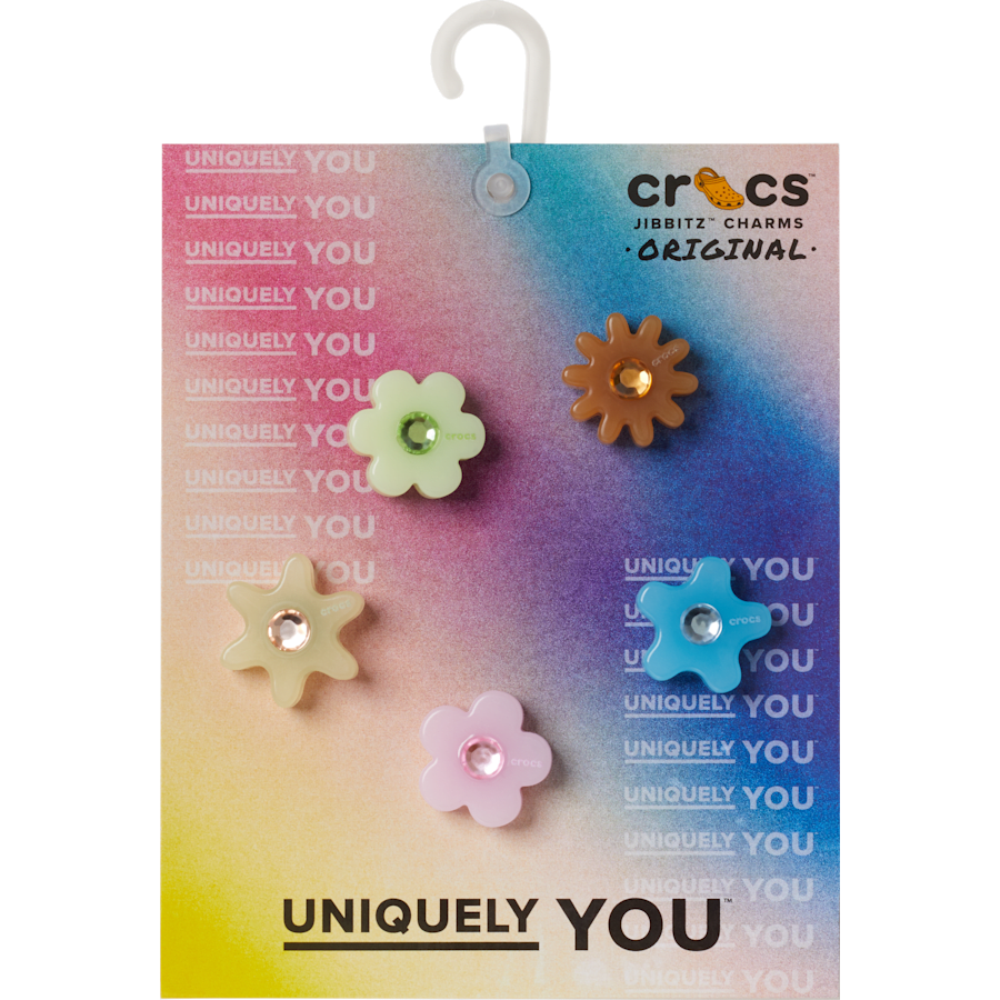 Crocs Enlighten Flower 5 Pack Jibbitz™ charms Discount