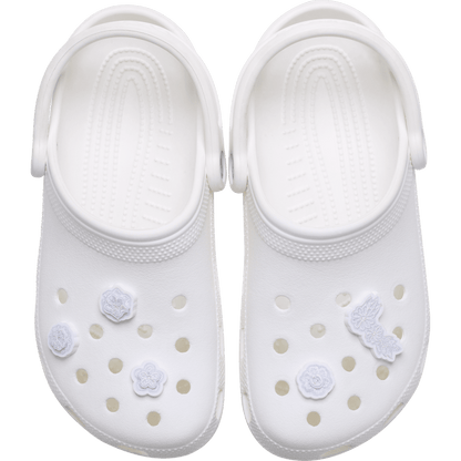 Crocs White Elegant Floral 5 Pack Jibbitz™ charms Sale