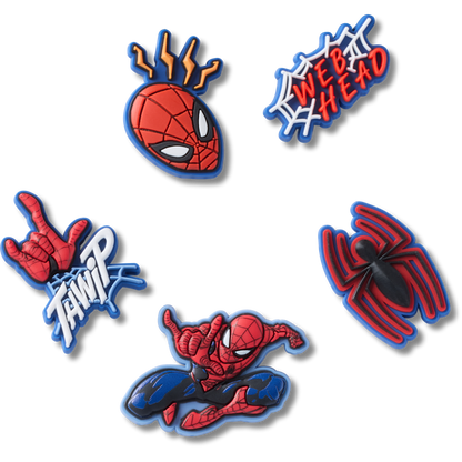 Crocs Spiderman 5 Pack Jibbitz™ charms Discount