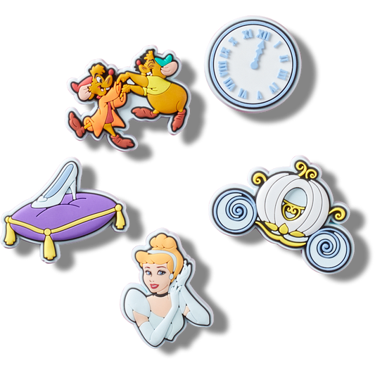 Crocs / Cinderella 5 Pack Jibbitz™ charms Discount