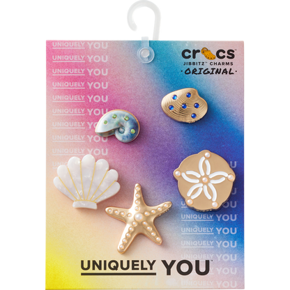 Crocs | Gold Seashell 5 Pack Jibbitz™ charms Online