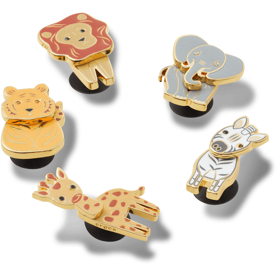 Crocs / Enamel Safari 5 Pack Jibbitz™ charms Discount
